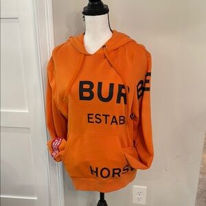 Burberry Orange Hoodie